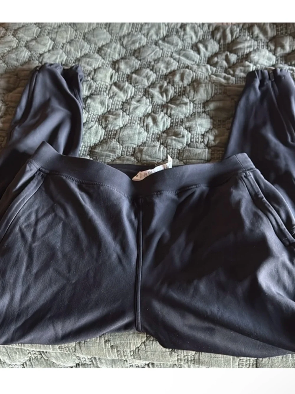 Lululemon Adapted State High Rise Fleece Lined Black Jogger Pants 10 Full Length